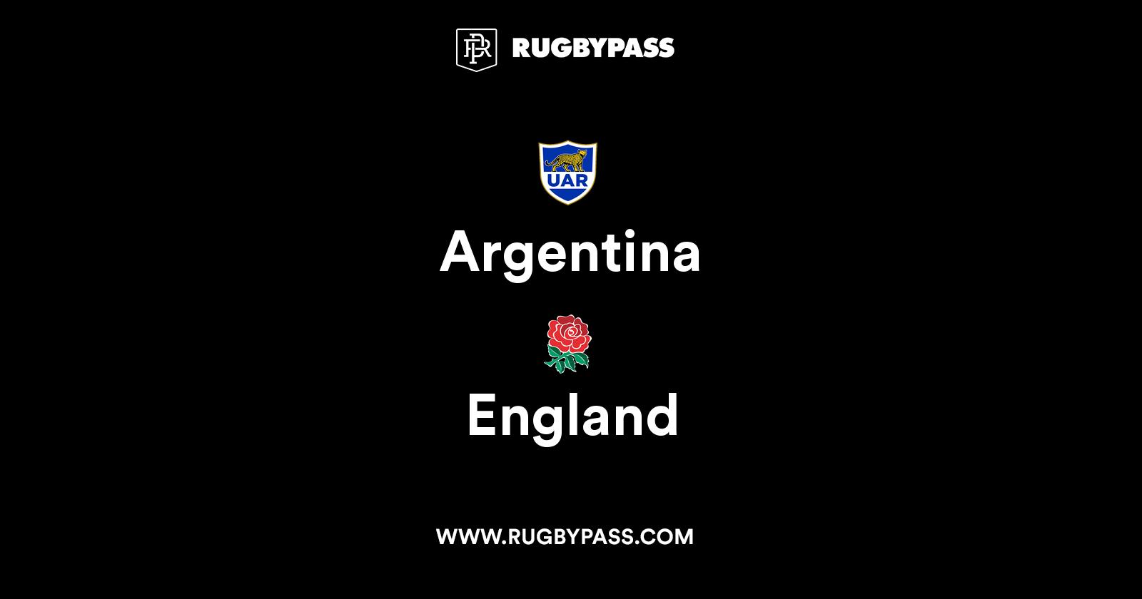 Argentina vs England Live & Latest Rugby Union Scores & Results