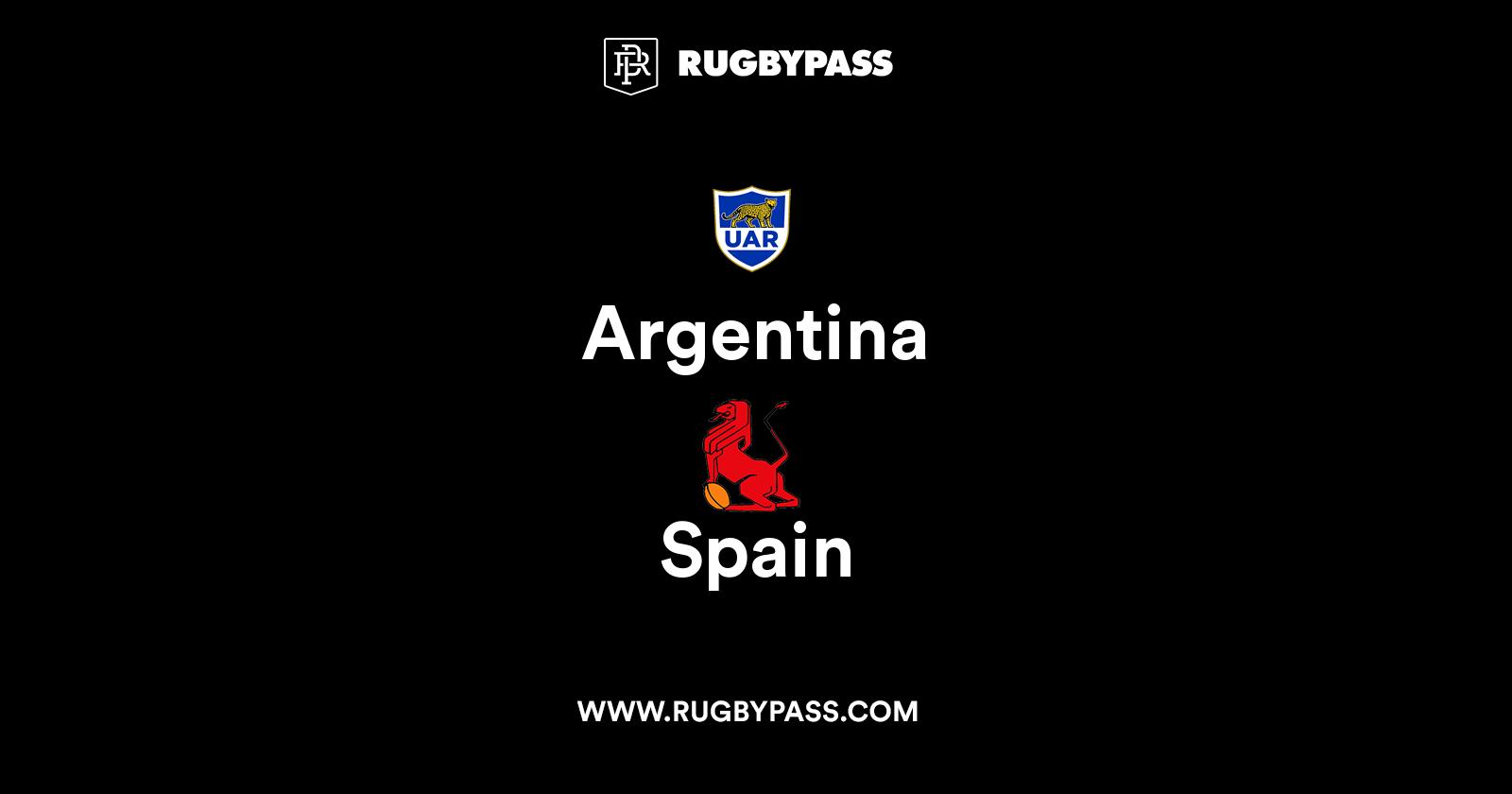 Argentina vs Spain Live & Latest Rugby Union Scores & Results RugbyPass