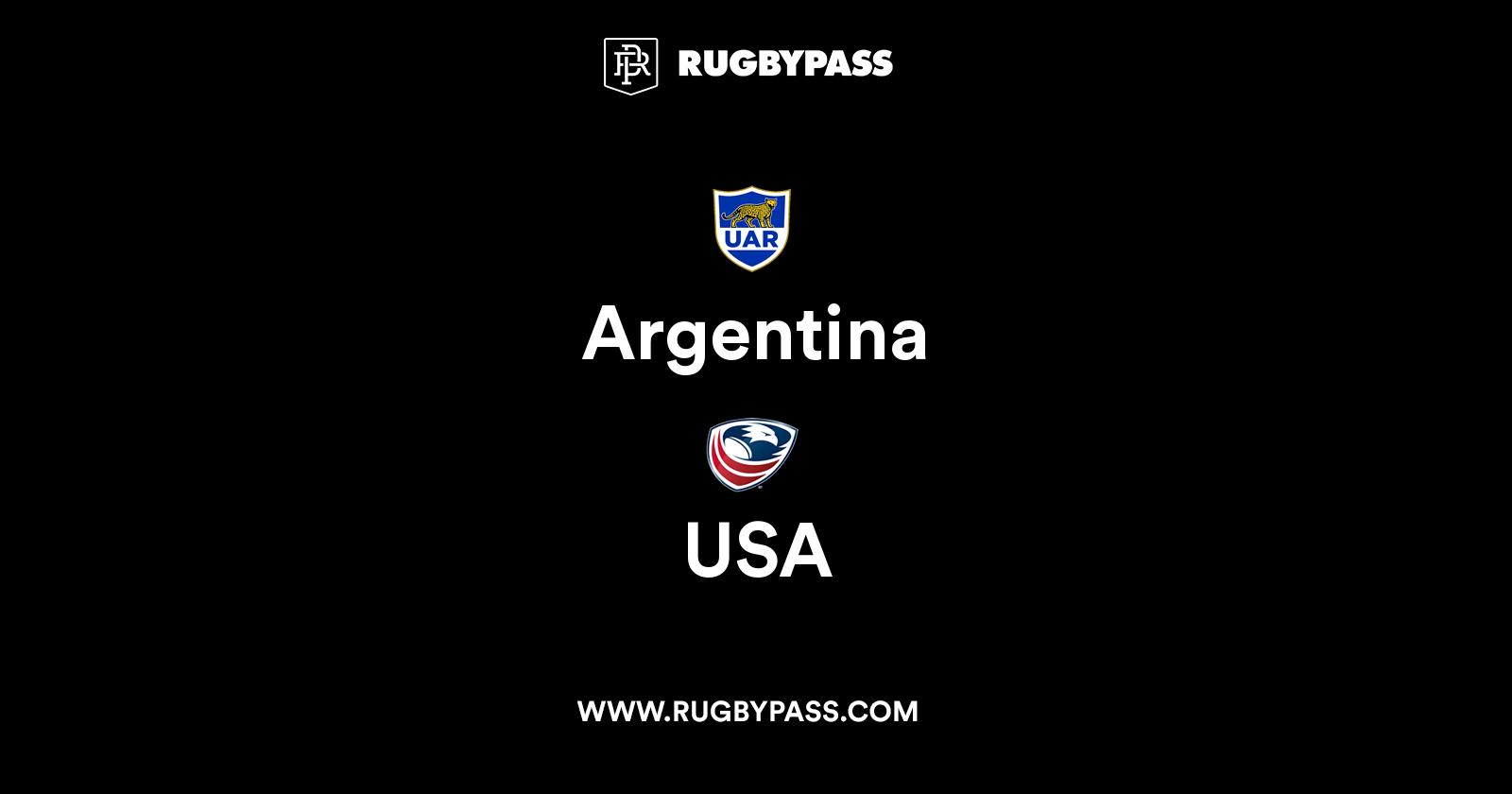 Argentina vs USA Live & Latest Rugby Union Scores & Results RugbyPass