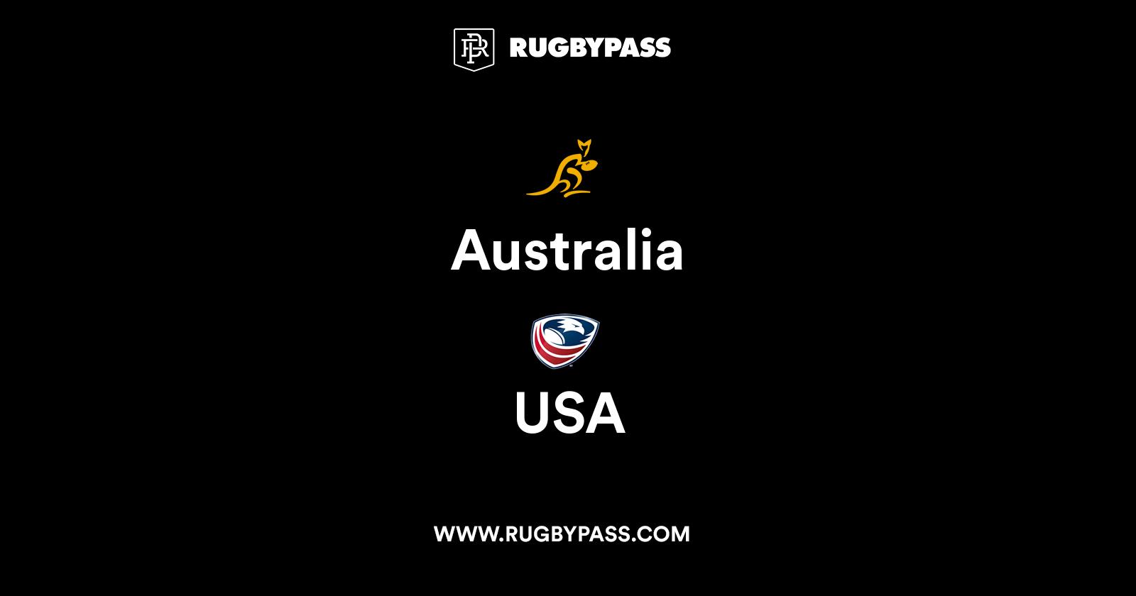 Usa vs australia score