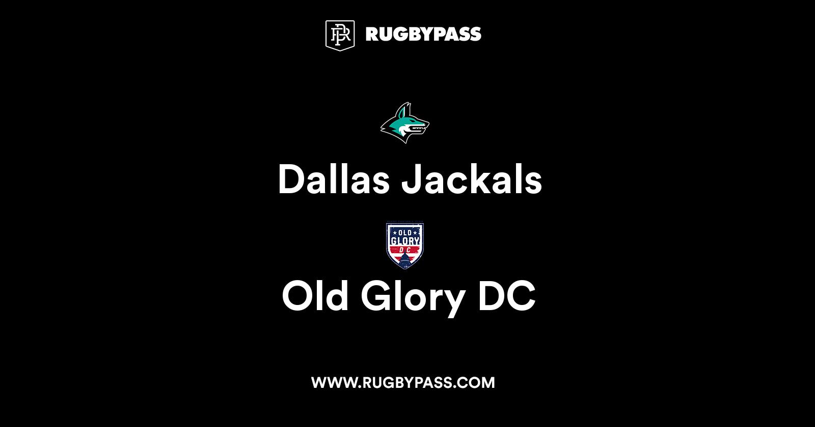 Dallas Jackals vs Old Glory DC | Old Glory DC vs Dallas Jackals | Table ...