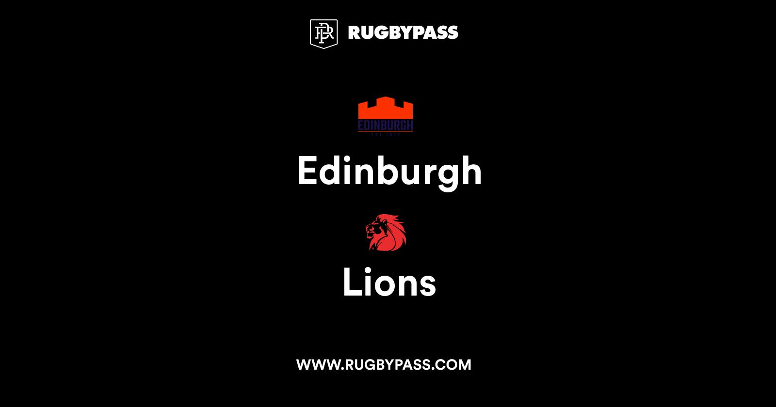 Edinburgh vs Lions | Lions vs Edinburgh | Head to Head Stats United ...