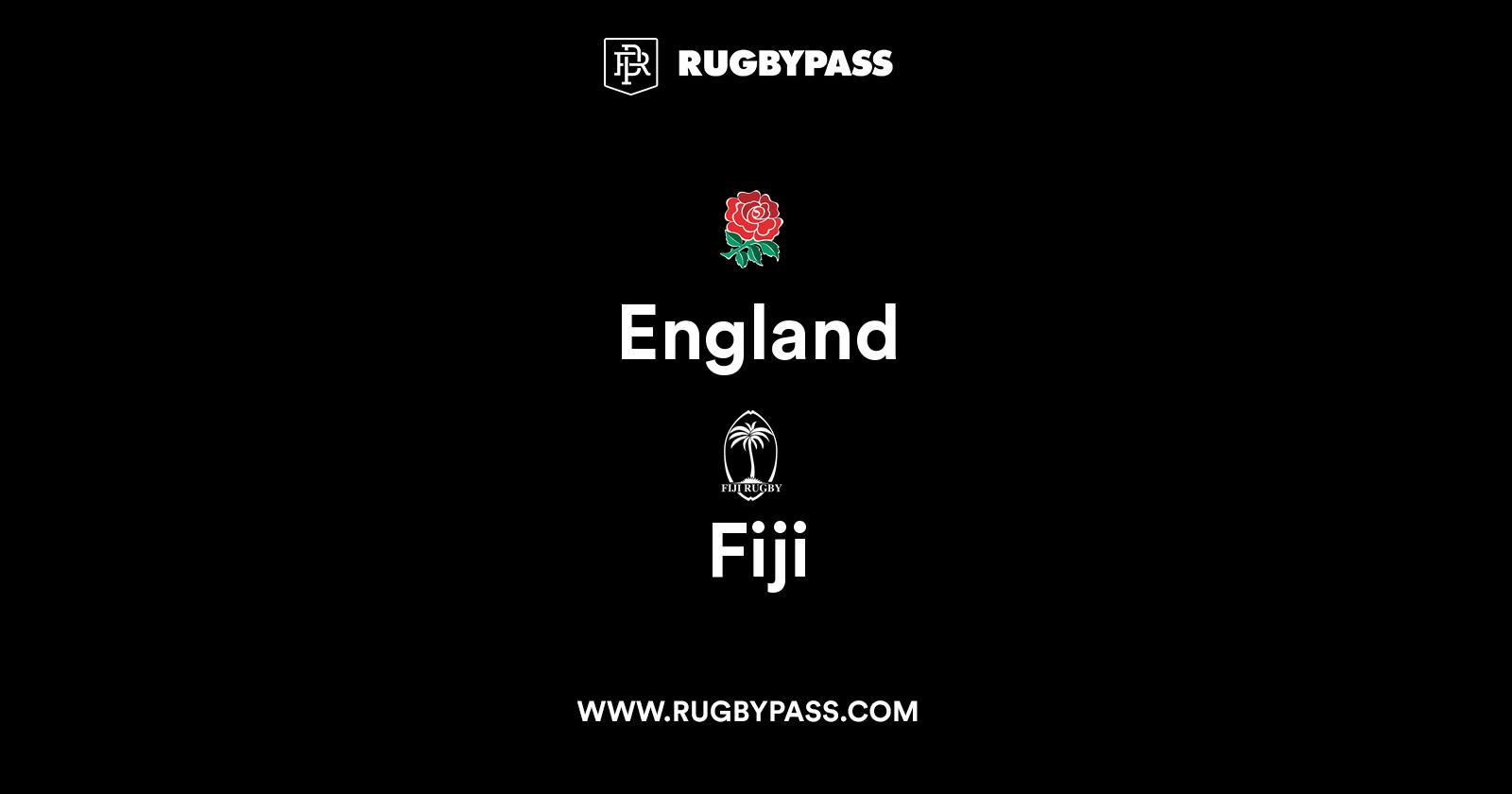 England vs Fiji Live & Latest Rugby Union Scores & Results RugbyPass