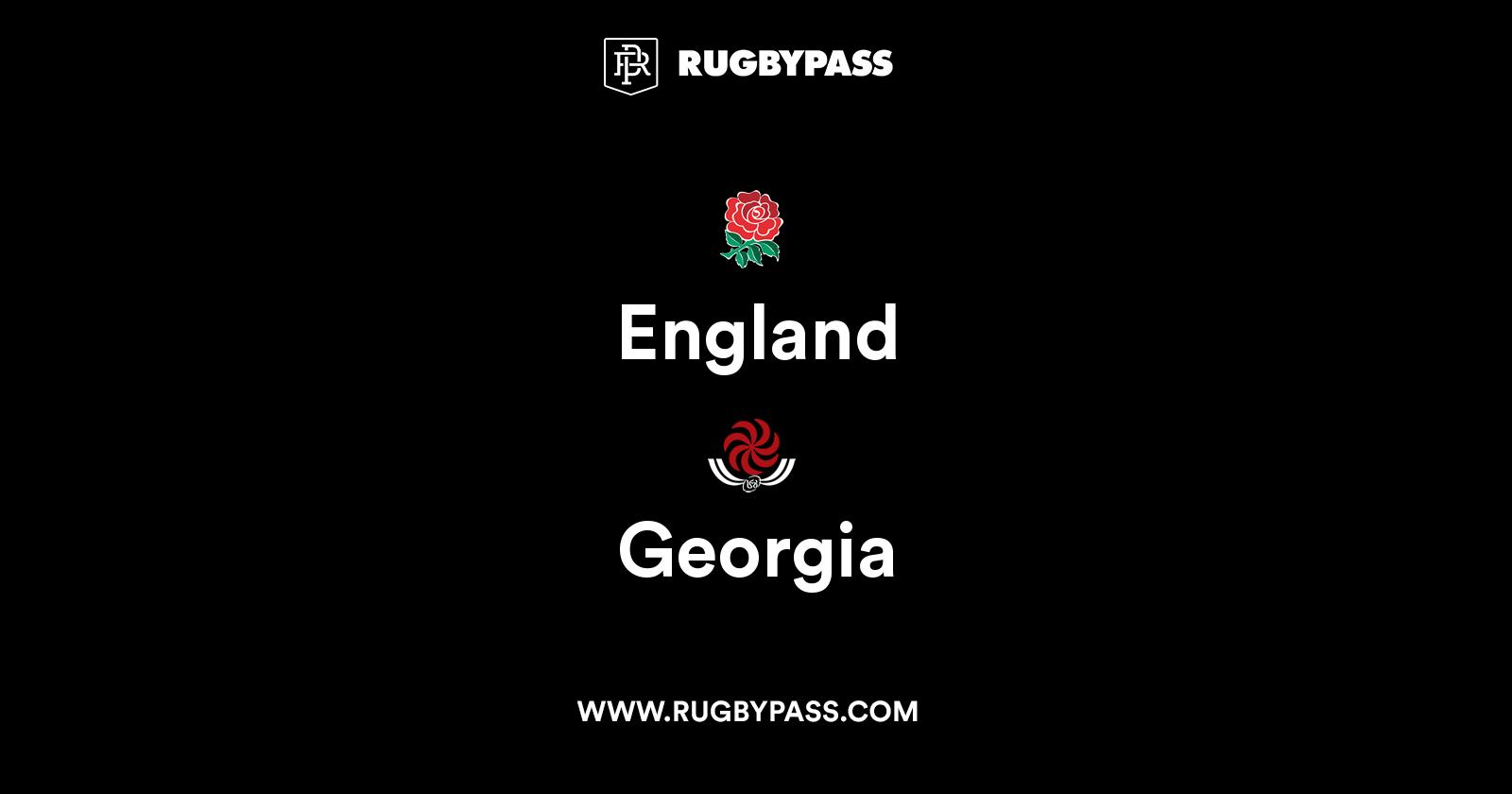 England vs Georgia | Live & Latest Rugby Union Scores & Results | RugbyPass