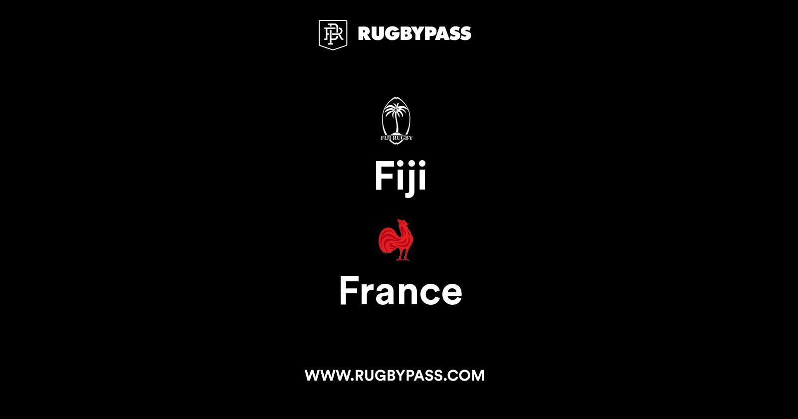 Fiji vs France Live & Latest Rugby Union Scores & Results RugbyPass