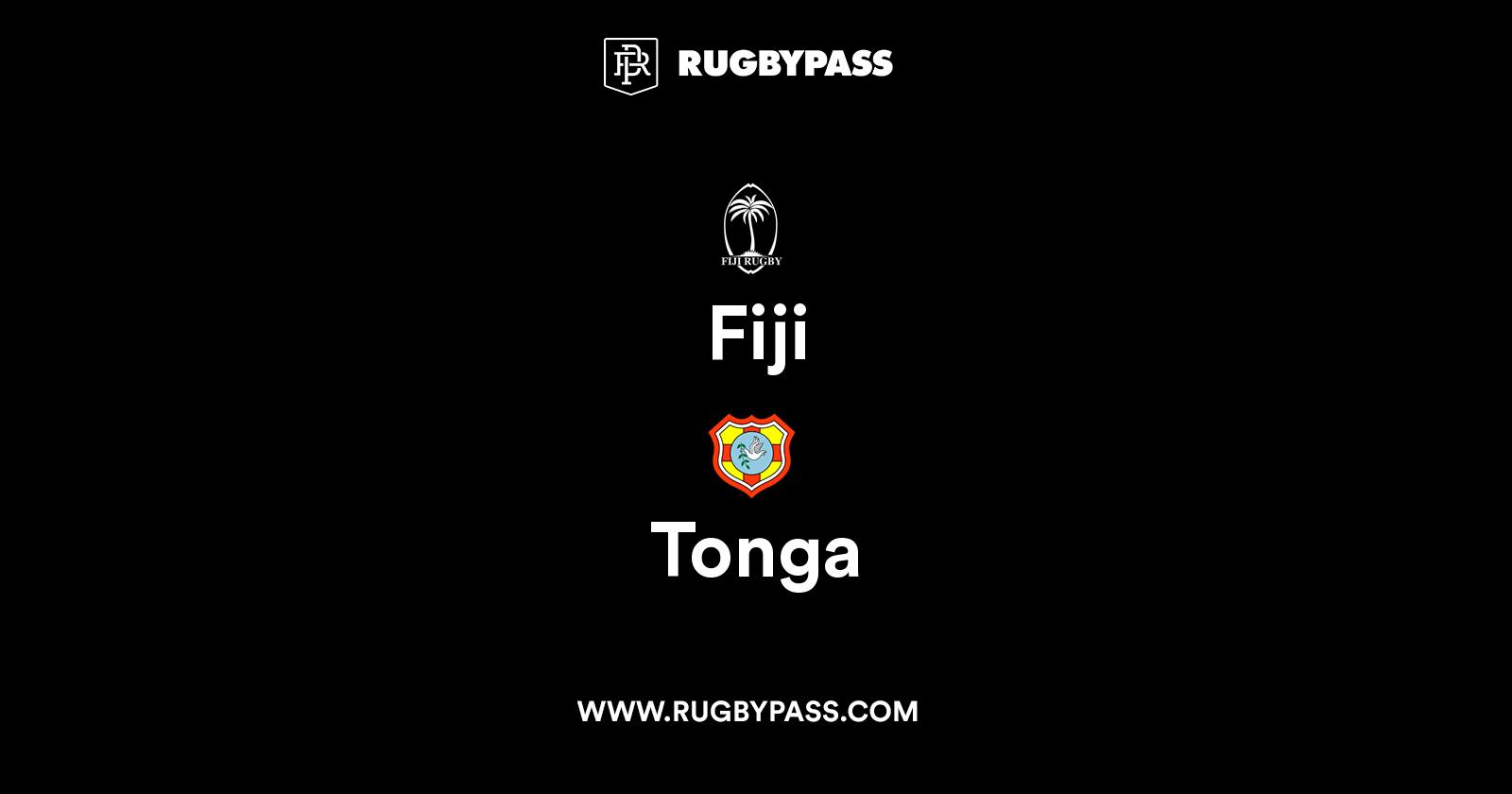 Fiji vs Tonga Live & Latest Rugby Union Scores & Results RugbyPass