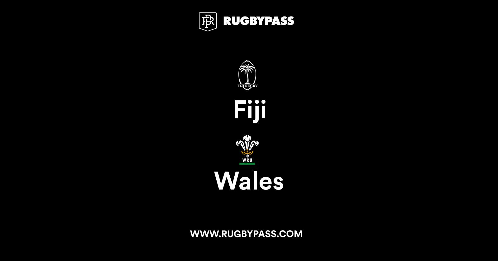 Fiji vs Wales Live & Latest Rugby Union Scores & Results RugbyPass