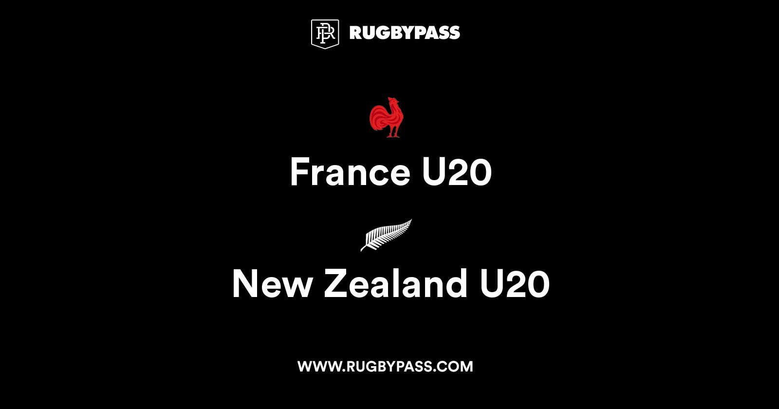 France U20 vs New Zealand U20 | Live & Latest Rugby Union Scores & Results | RugbyPass