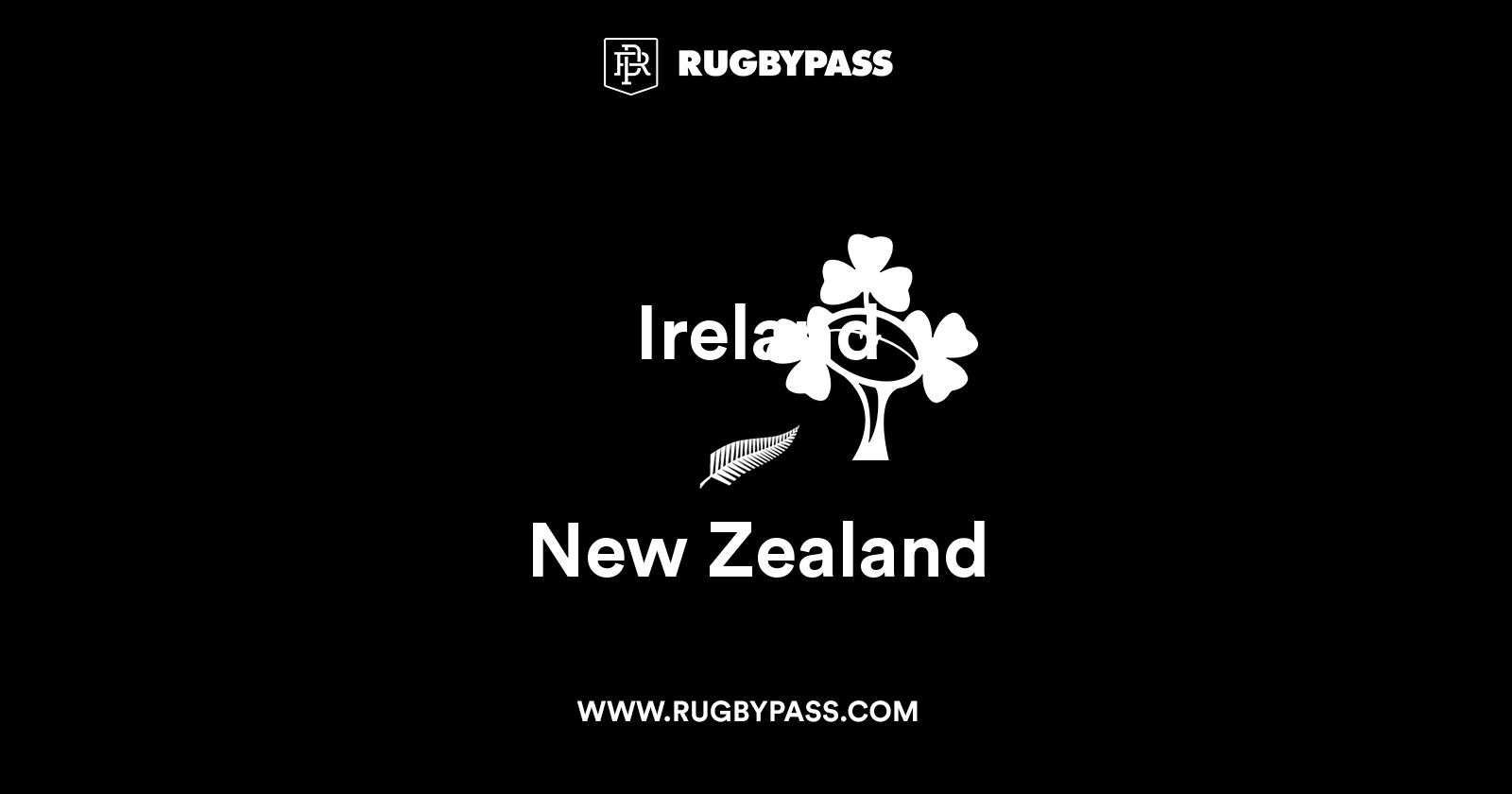Ireland vs New Zealand | Live & Latest Rugby Union Scores & Results | RugbyPass