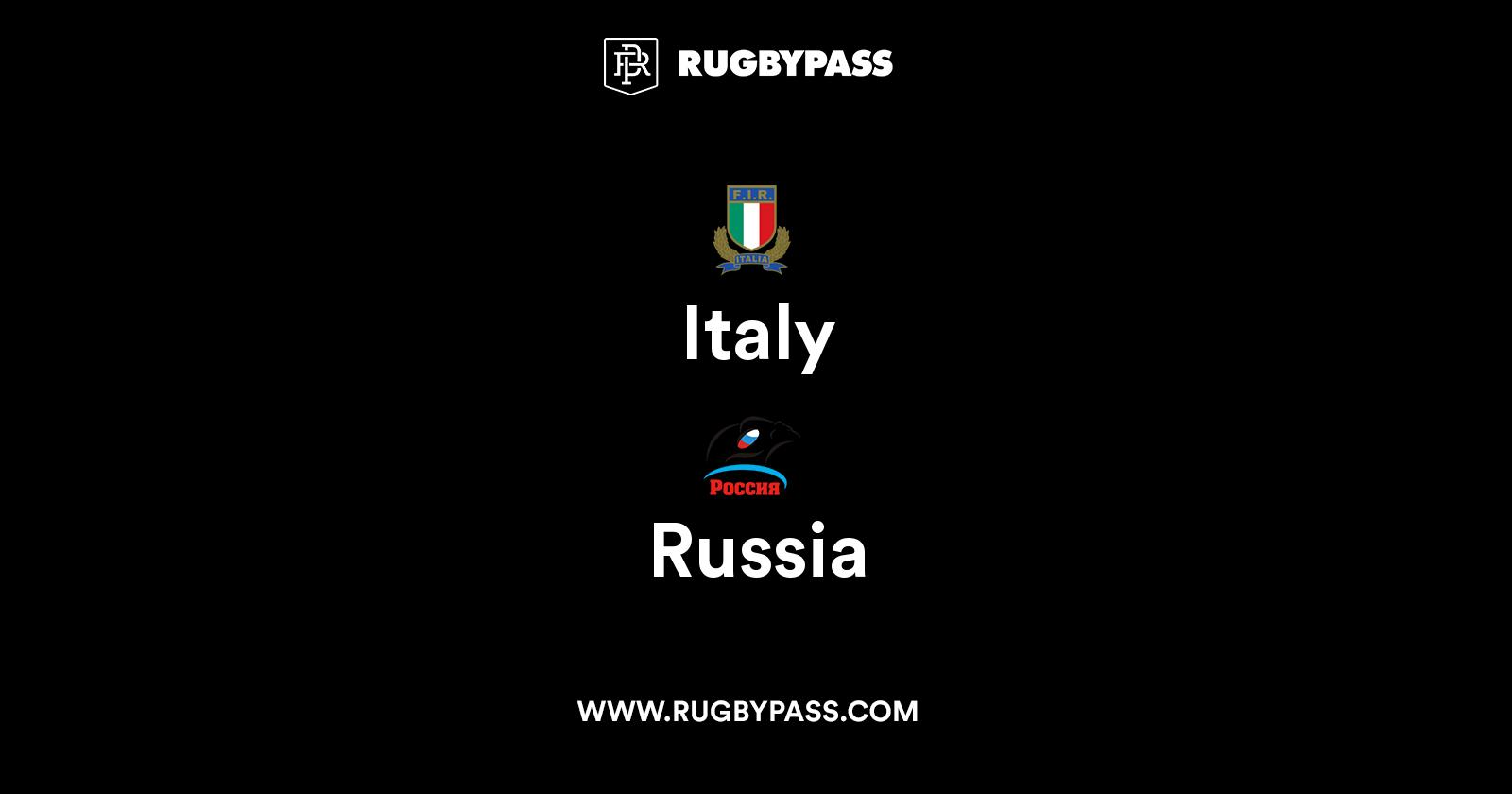Italy vs Russia Live & Latest Rugby Union Scores & Results RugbyPass