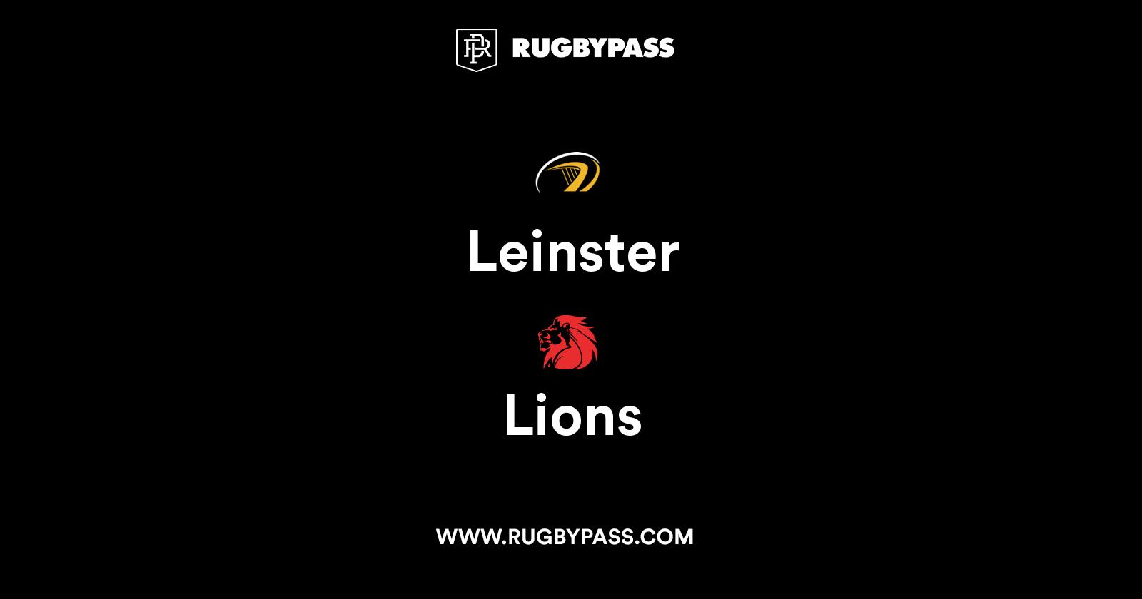 Leinster Vs Lions Live Latest Rugby Union Scores Results RugbyPass