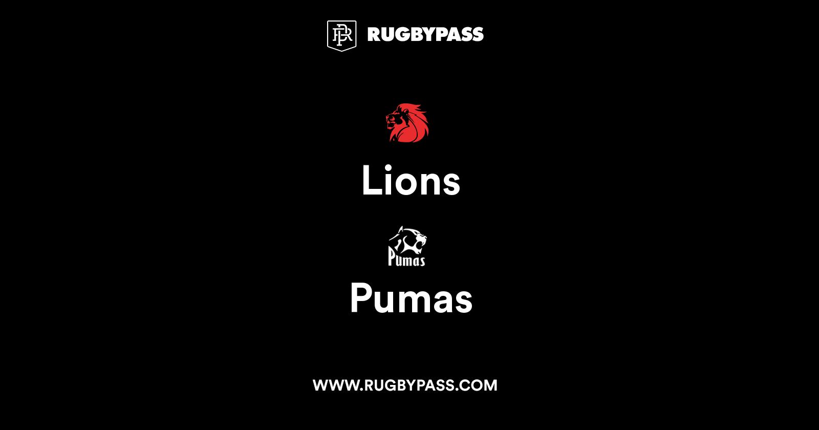 Lions vs Pumas Live & Latest Rugby Union Scores & Results RugbyPass