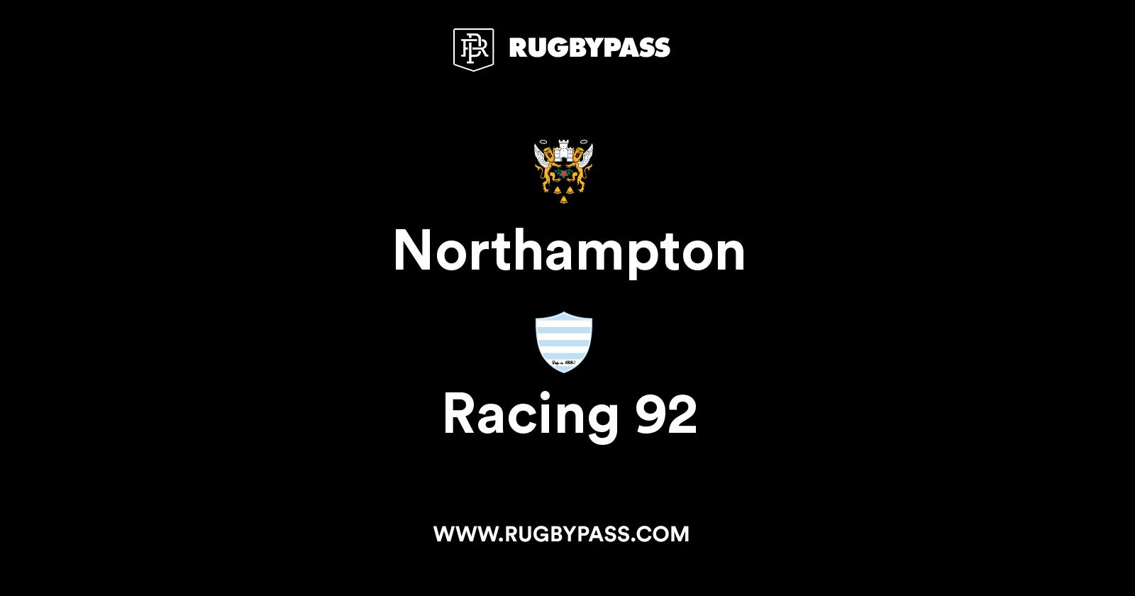 Northampton vs Racing 92 Live & Latest Rugby Union Scores & Results