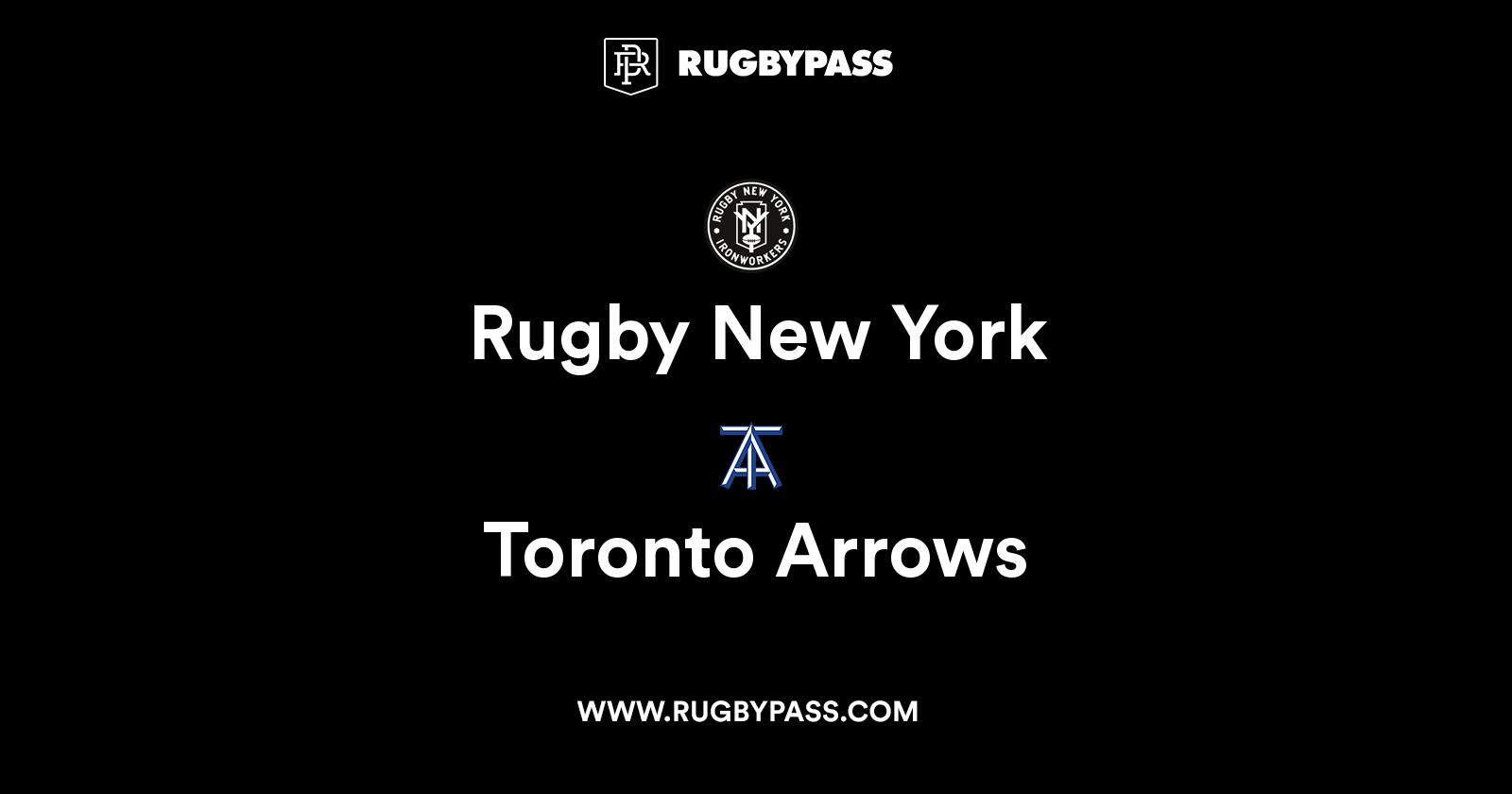 Rugby New York vs Toronto Arrows Live and Latest Rugby Union Scores and Results RugbyPass
