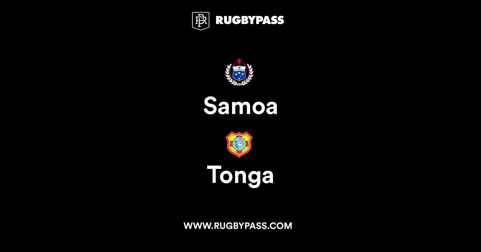 Samoa vs Tonga Live & Latest Rugby Union Scores & Results RugbyPass