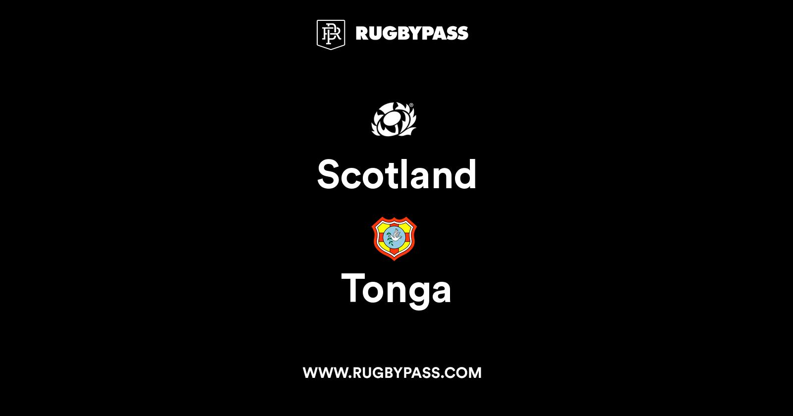 Scotland vs Tonga Live & Latest Rugby Union Scores & Results RugbyPass