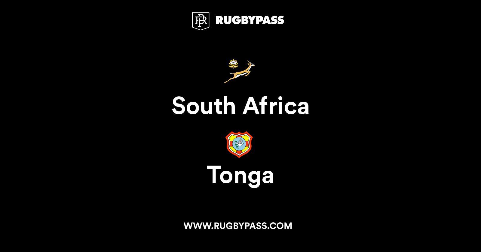 South Africa Vs Tonga Results 2024 Results - Lonni Randene