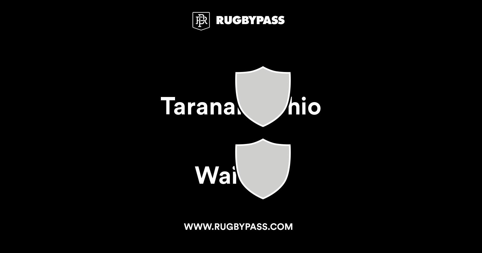Taranaki Whio vs Live & Latest Rugby Union Scores & Results RugbyPass