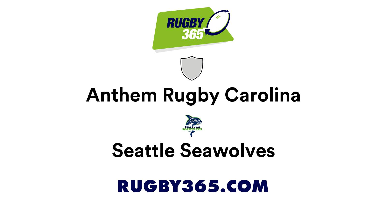 Anthem Rugby Carolina vs Seattle Seawolves | Match Stats | Rugby 365