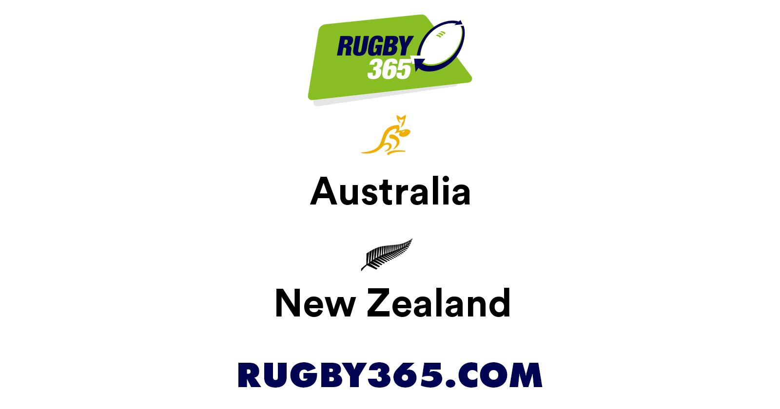 Australia vs New Zealand | Live Table & Log | Rugby 365