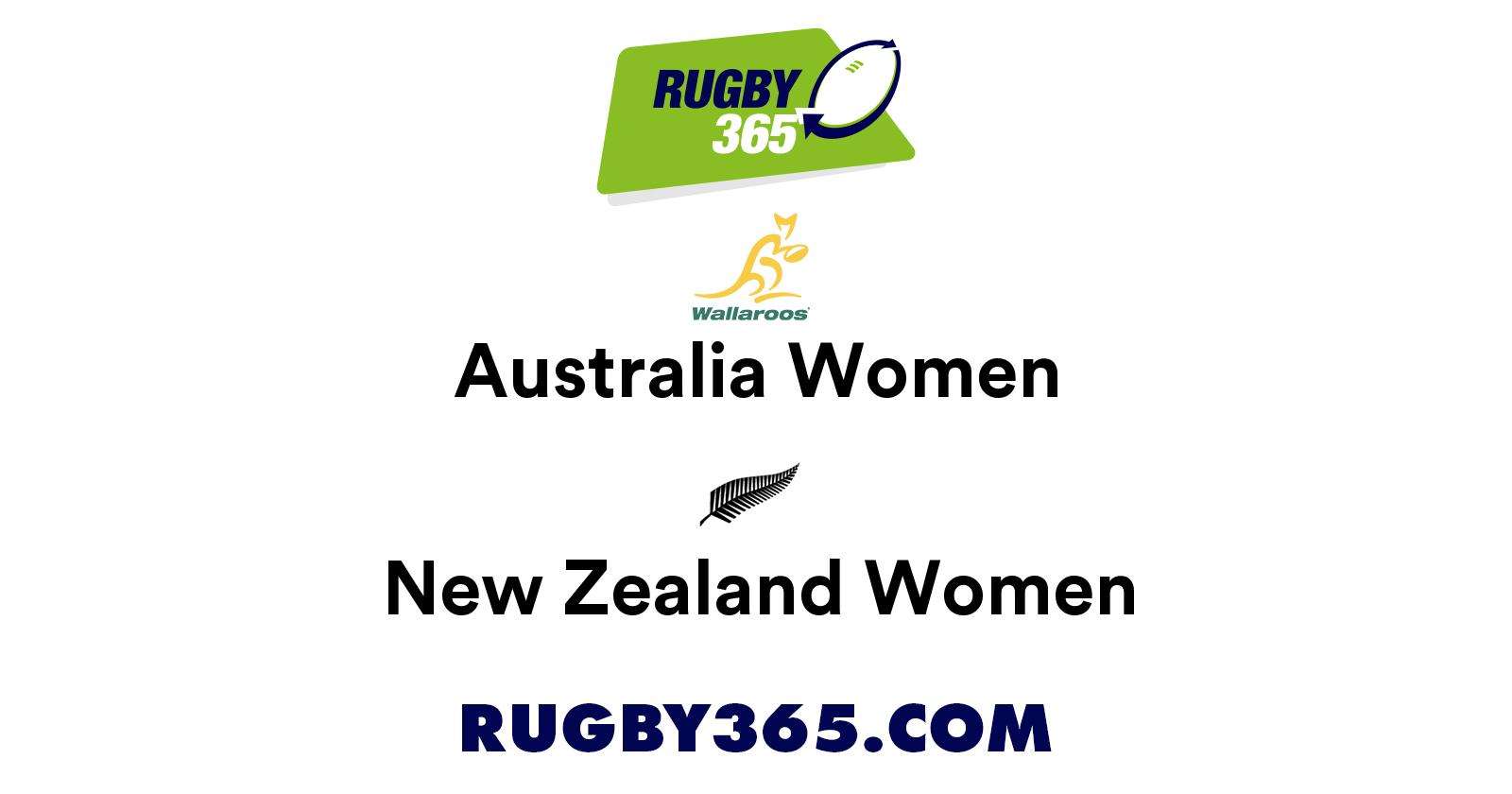 Australia Women vs New Zealand Women | Live Table & Log | Rugby 365