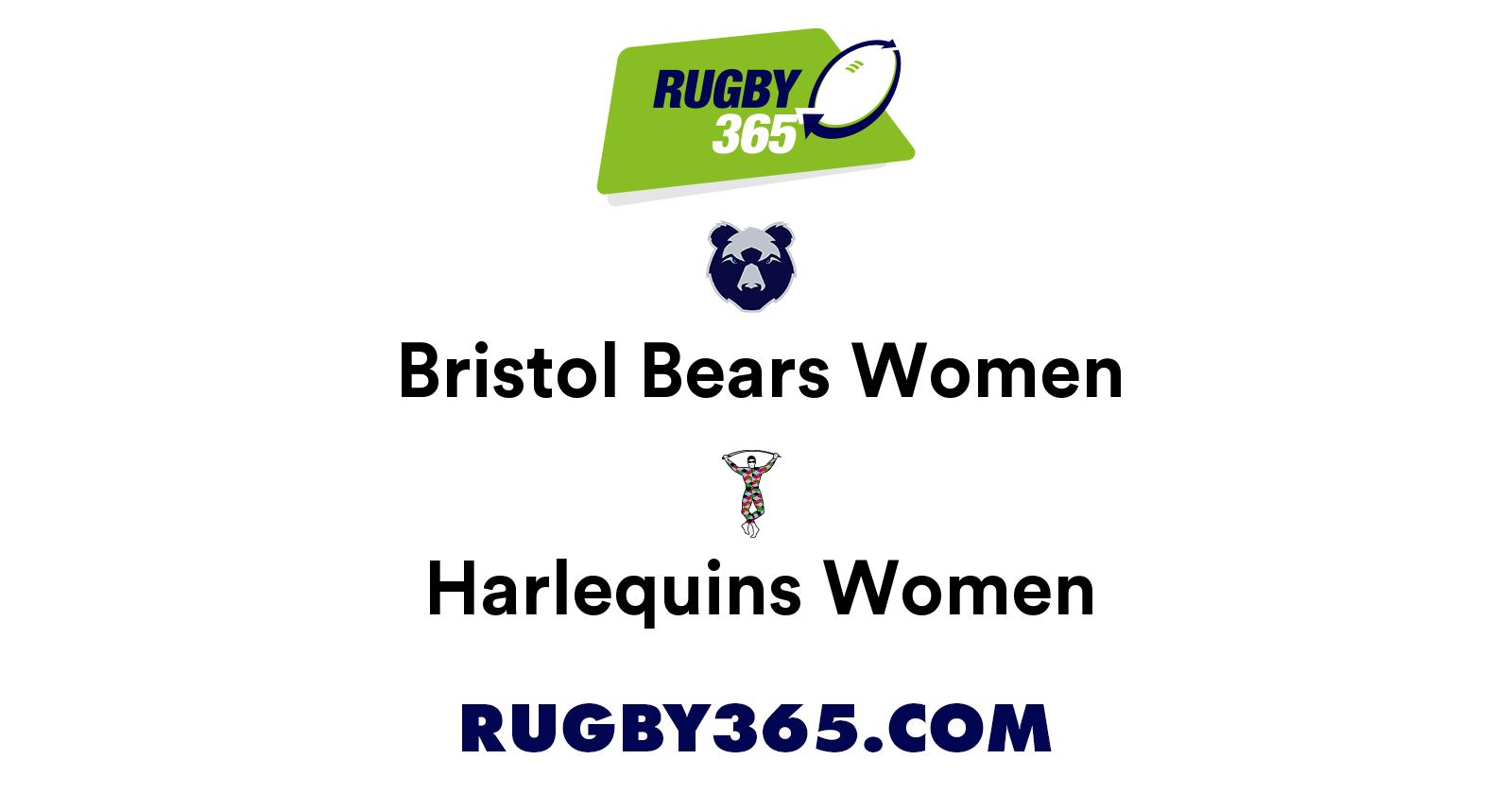 Bristol Bears Women vs Harlequins Women | Live Table & Log | Rugby 365