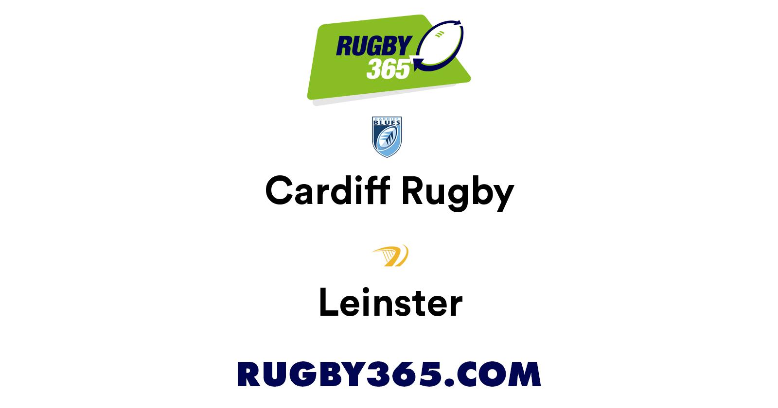 Cardiff Rugby vs Leinster | Head to Head Stats | Rugby 365