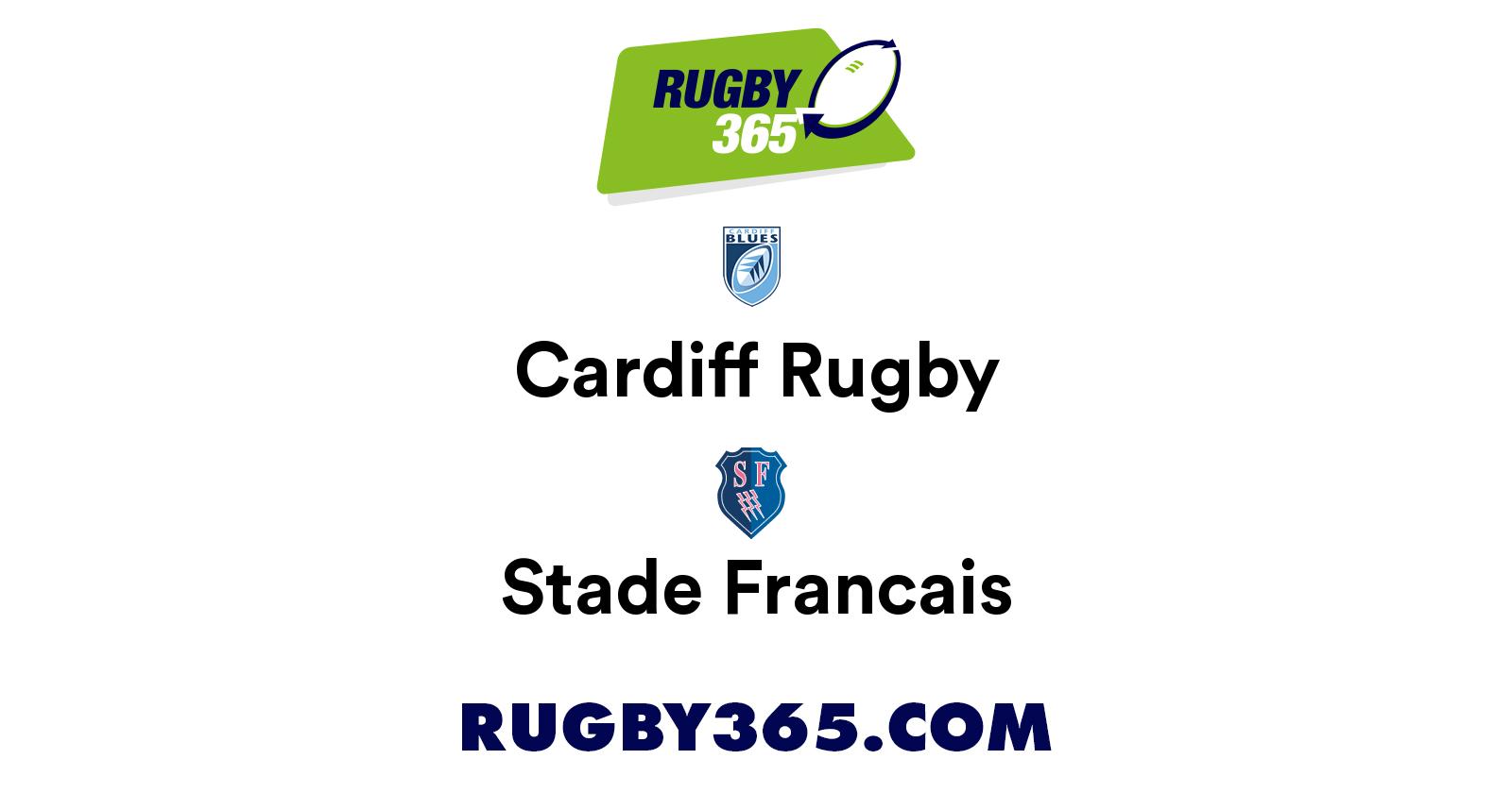 Cardiff Rugby vs Stade Francais | Live & Latest Rugby Union Scores ...