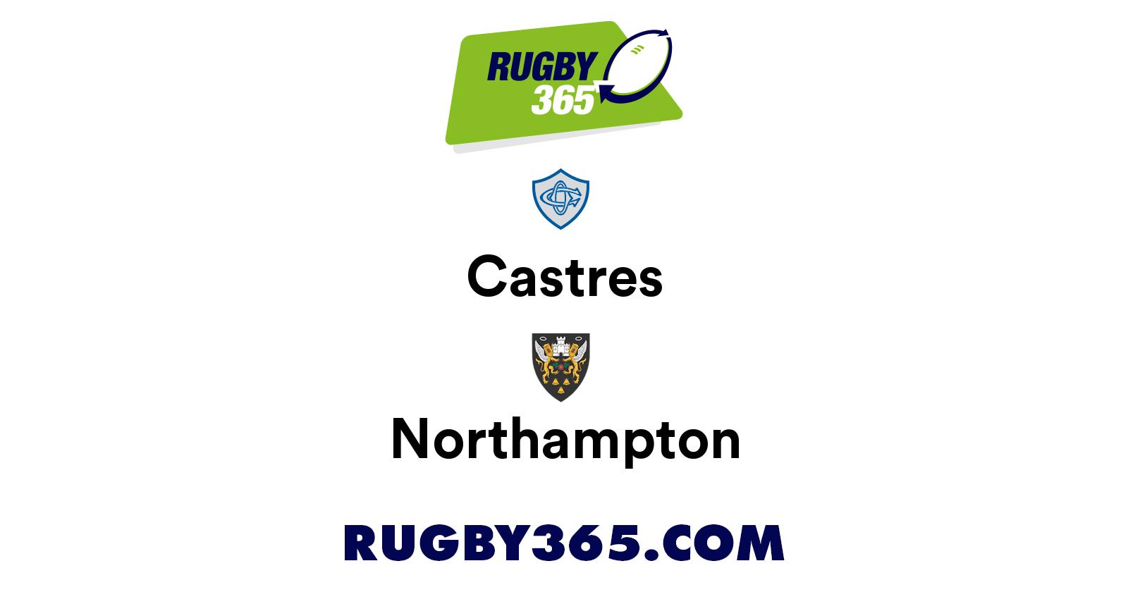 Castres vs Northampton | Squads & Team Sheets | Rugby 365