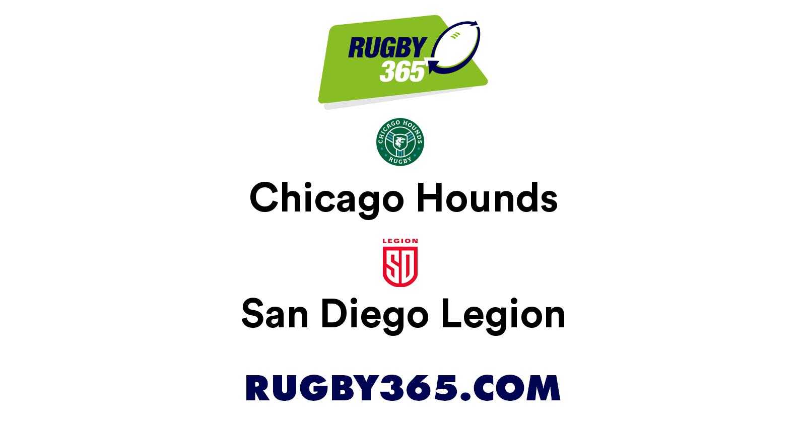 Chicago Hounds vs San Diego Legion Live & Latest Rugby Union Scores