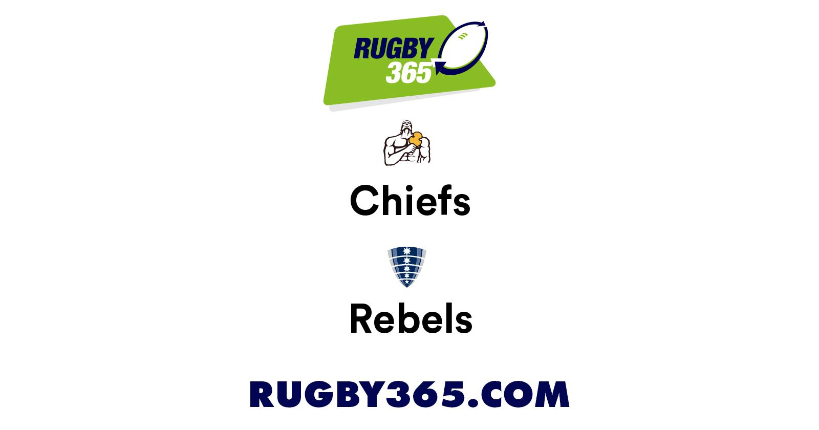 Chiefs vs Rebels | Live & Latest Rugby Union Scores & Results | Rugby 365