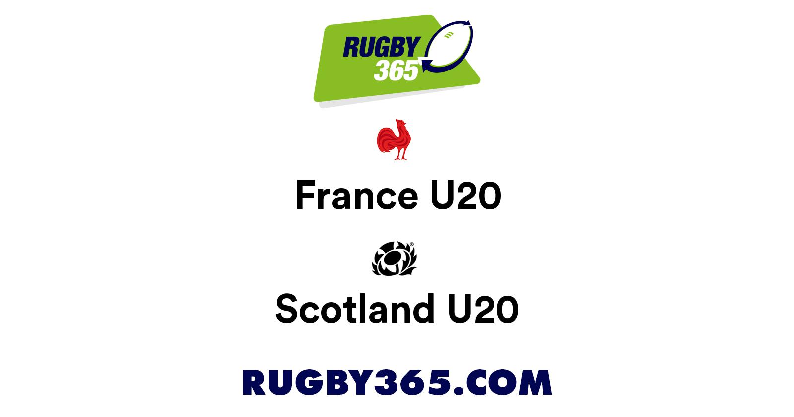 France U20 vs Scotland U20 | Live & Latest Rugby Union Scores & Results ...