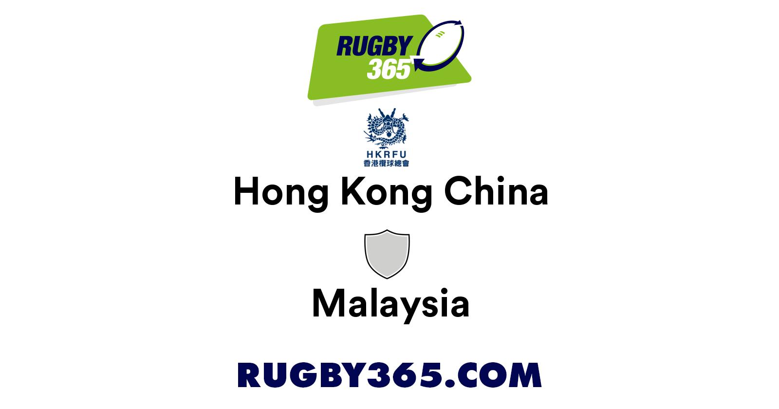 Hong Kong vs Malaysia Live & Latest Rugby Union Scores & Results