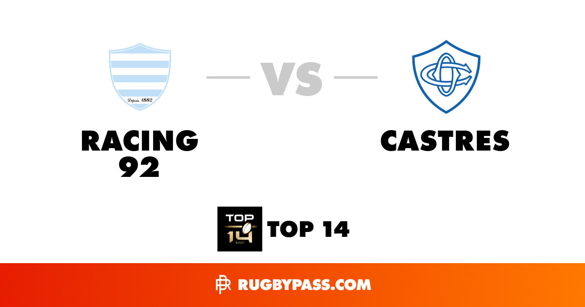 Castres vs Racing 92 | Racing 92 vs Castres | Top 14 Live