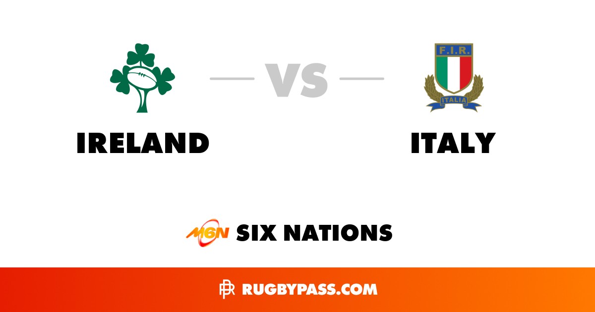 Ireland vs Italy | Italy vs Ireland | Match Stats | Six Nations Live
