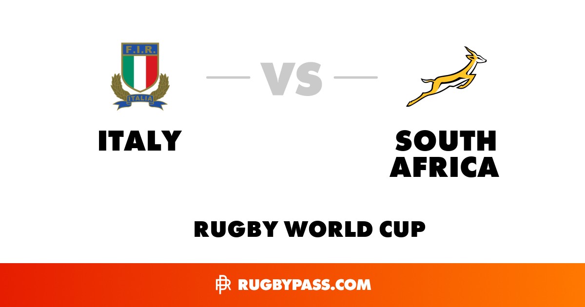 Italy vs South Africa | South Africa vs Italy | Nations Championship Live