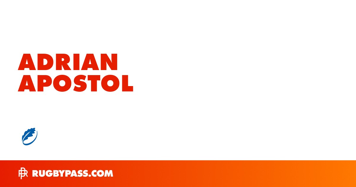 Adrian Apostol Rugby Bio | News, Stats, Age, Height & Team | RugbyPass