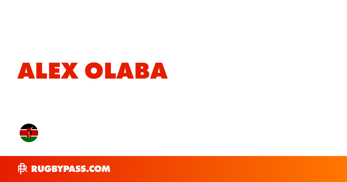 Alex Olaba Rugby Bio | News, Stats, Age, Height & Team | RugbyPass