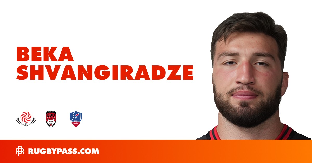 Beka Shvangiradze Rugby Bio | News, Stats, Age, Height & Team | RugbyPass