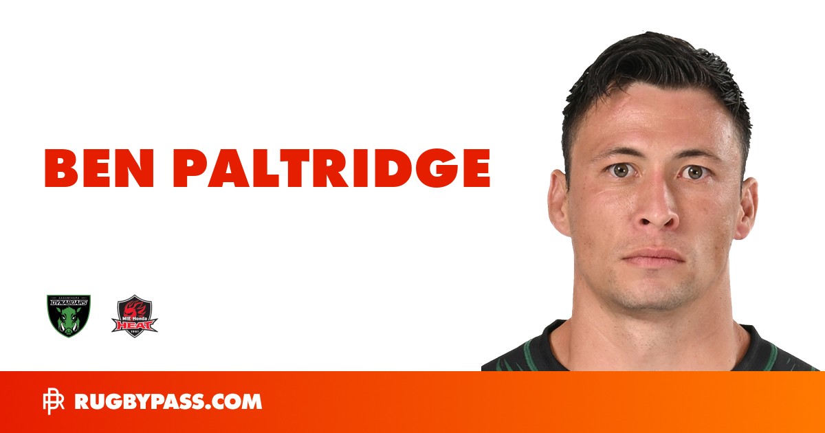 Ben Paltridge Rugby Bio | News, Stats, Age, Height & Team | RugbyPass