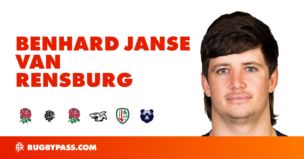 Benhard Janse van Rensburg Rugby Bio | News, Stats, Age, Height & Team ...