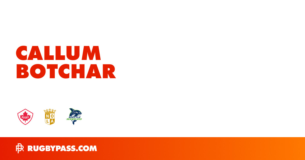Callum Botchar Rugby Bio | News, Stats, Age, Height & Team | RugbyPass
