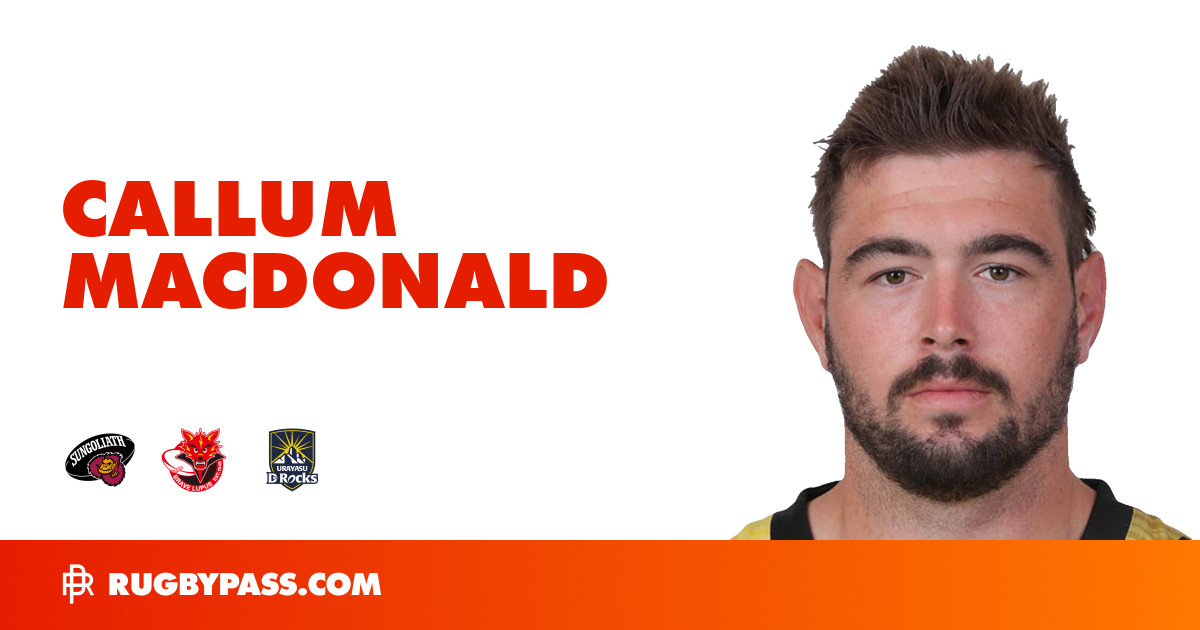 Callum MacDonald Rugby Bio | News, Stats, Age, Height & Team | RugbyPass
