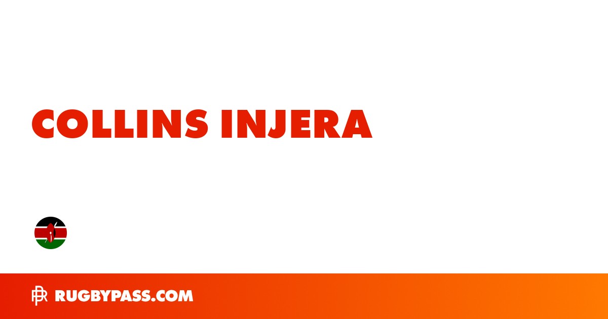 Collins Injera Rugby Bio | News, Stats, Age, Height & Team | RugbyPass