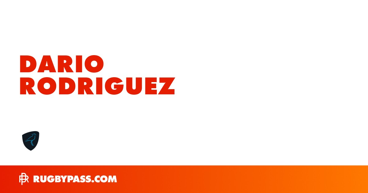Dario Rodriguez Rugby Bio | News, Stats, Age, Height & Team | RugbyPass