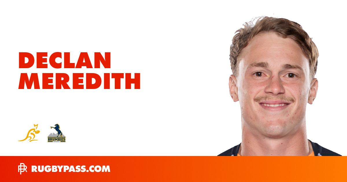 Declan Meredith Rugby Bio | News, Stats, Age, Height & Team | RugbyPass