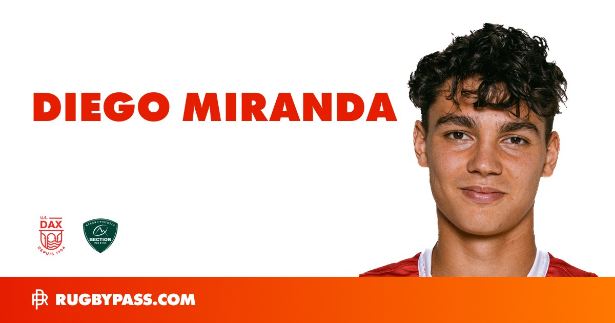 Diego Miranda Rugby Bio | News, Stats, Age, Height & Team | RugbyPass