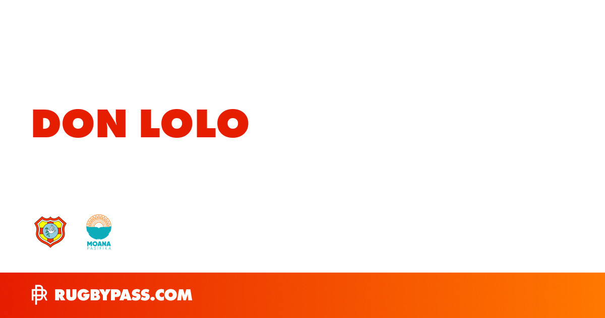 Don Lolo Rugby Bio | News, Stats, Age, Height & Team | RugbyPass