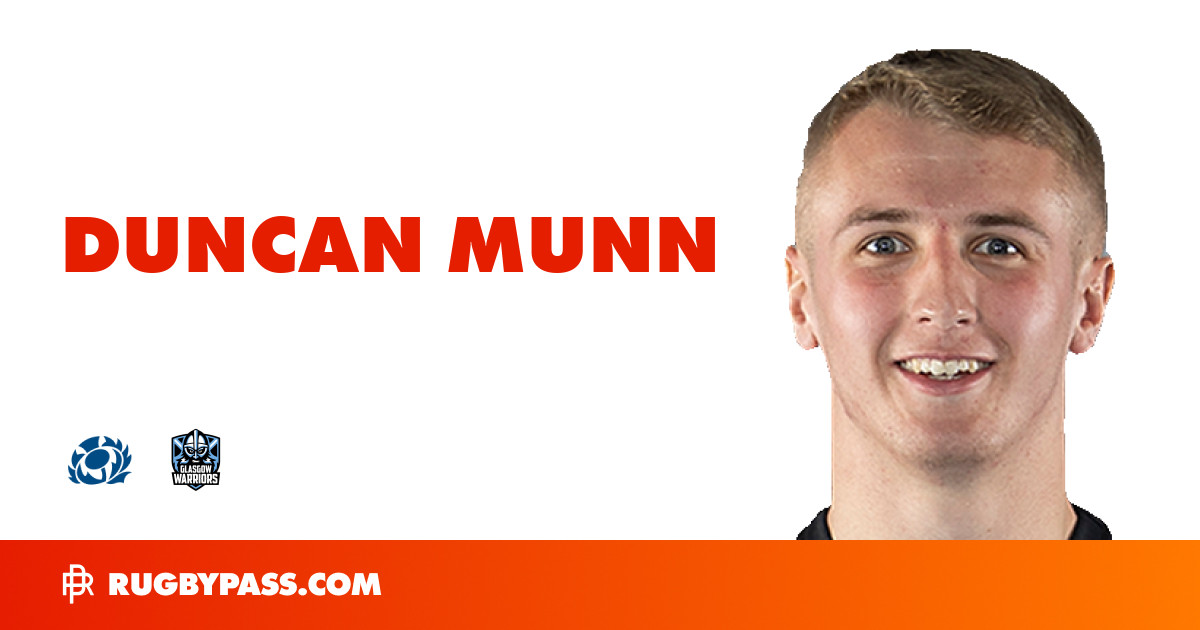 Duncan Munn Rugby Bio | News, Stats, Age, Height & Team | RugbyPass