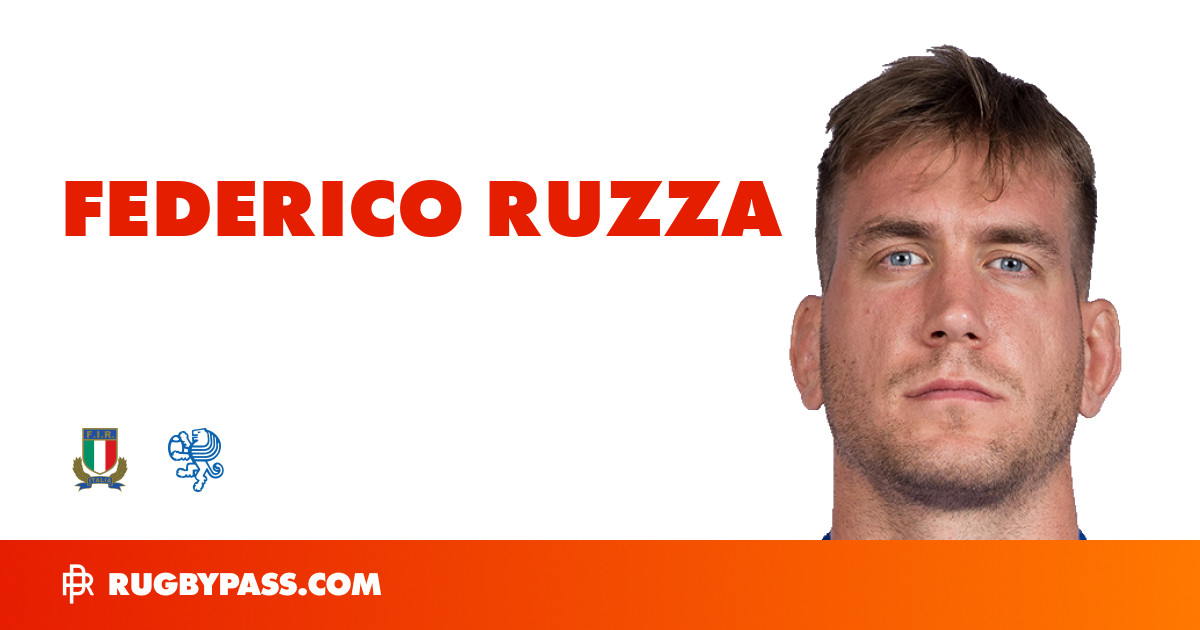 Federico Ruzza Rugby Bio | News, Stats, Age, Height & Team | RugbyPass